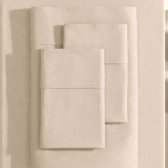 Vera Wang Warm Grey Sheet Set,Queen - Picture 3 of 6